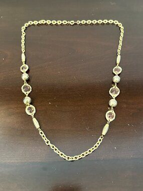 VTG Gold Tone Nugget Style Gorgeous Necklaces Made in Korea